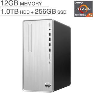 HP Pavilion Desktop  AMD Ryzen 5 5600G  Windows 11 TP012137c PC Computer 12GB RAM 1TB  256GB SSD