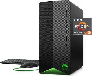 HP Pavilion Gaming Desktop AMD Radeon RX 5500 AMD Ryzen 3 5300G Processor 8 GB RAM 512 GB SSD Windows 11 Home 9 USB Ports Keyboard and Mouse Combo PreBuilt PC Tower TG012022 2022