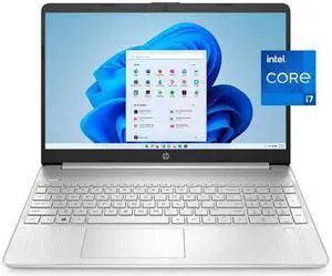 HP 15.6" FHD, Intel Core i7-1165G7, 8GB RAM, 512GB SSD, Silver, Windows 10, 15-dy2172wm
Laptop Notebook