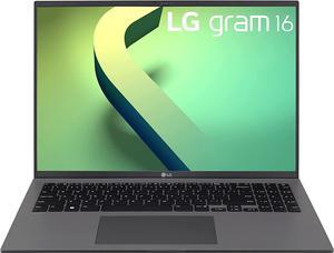 LG Gram (2022) 16Z90Q Ultra Lightweight Laptop, 16" (1920 x 1200) IPS Display, Intel Evo 12th Gen i7 1260P Processor, 16GB LPDDR5, 1TB NVMe SSD, FHD Webcam, WiFi 6E, Thunderbolt 4, Windows 11, Gray