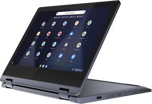 Lenovo  Flex 3 Chromebook 116 HD Touchscreen Laptop  Mediatek MT8183  4GB  64GB eMMC  Abyss Blue 82KM0003US Notebook