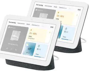 Google Nest Hub (2nd Gen), 2-pack Gray GGL-HUBCHAR2PK-G2