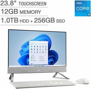 Dell Inspiron 5410 All-in-One Touchscreen Desktop - 12th Gen Intel Core i5-1235U - 1080p - Windows 11 i5410-5969WHT-PUS 12GB RAM 1TB HDD + 256GB SSD
