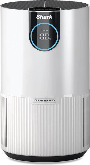 Shark HP102 Air Purifier with True HEPA, Microban Antimicrobial Protection, Cleans up to 500 Sq. Ft, Captures 99.98% of particles, dust, allergens, viruses, smoke, 0.10.2 microns, Odor Lock, White