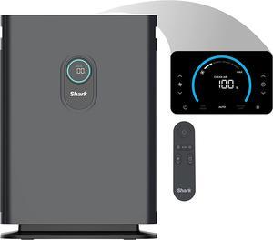 Shark HE402 Air Purifier 4 True HEPA Covers up to 1000 Sq. Ft., Captures 99.98% of particles, dust, allergens, viruses, smoke, odors down to 0.10.2 microns, Advanced Odor Lock, Quiet, 4 Fan, Grey