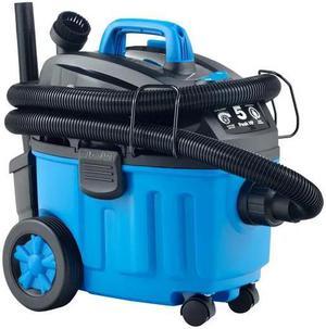 Vacmaster 4 Gallon 5 Peak HP Poly Household Wet/Dry Vacuum, VF409