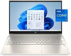 HP Pavilion 15.6" FHD Touch, Intel Core i7-1165G7, 8GB RAM, 512GB SSD, Lunar Gold, 15-eg0070wm Laptop Notebook