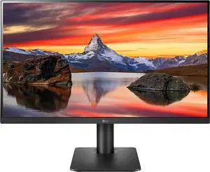 LG 27MP450-B Monitor 27" Full HD (1920 x 1080) IPS Display, Tilt/Height, 3-Side Virtually Borderless Design, AMD FreeSync, 5ms GtG Response Time, Reader Mode, OnScreen Control with Screen Split