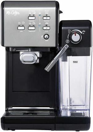 Mr. Coffee One-Touch CoffeeHouse Espresso and Cappuccino Machine, Dark Stainless BUMC-EM7000DS