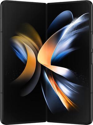SAMSUNG Galaxy Z Fold 4 Cell Phone Factory Unlocked Android Smartphone 256GB Flex Mode Hands Free Video Multi Window View Foldable Display S Pen Compatible US Version Phantom Black