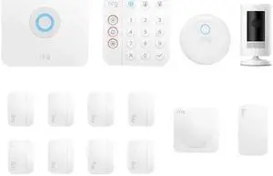 Ring Security Alarm 14-piece Kit (Gen 2) with Stick Up Cam, Smoke/Co Listener and Range Extender