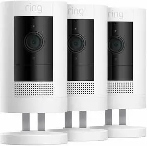 Ring Stick Up Cam Battery (3rd gen) + Mounts - 3 pack