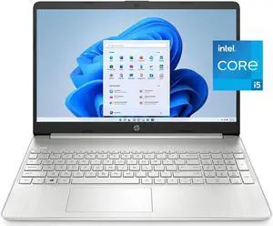 HP 15.6" Screen FHD Laptop - Intel Core i5-1135G7 - 8GB  - 256GB SSD - Natural Silver - Windows 11 Home - 15-dy2795wm