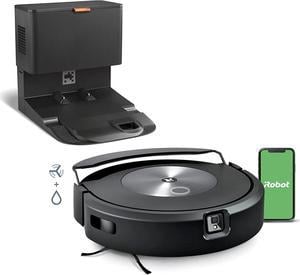 iRobot® Roomba Combo j7+ Self-Emptying Robot Vacuum & Mop - Automatically vacuums and mops, fully retractable mop pad, Identifies & Avoids Obstacles, Smart Mapping, Alexa, Ideal for Pets