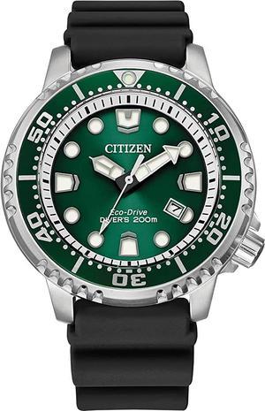 Citizen Mens EcoDrive Promaster Diver Watch Stainless Steel with Polyurethane Strap BN015800X