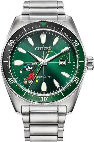 Citizen Men's Disney Tee Time Mickey Sport Eco-Drive Watch