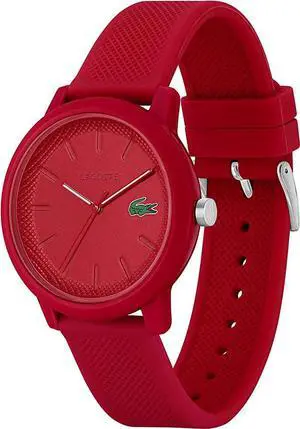 Lacoste.12.12 Men's Quartz Plastic and Silicone Strap Watch
Red