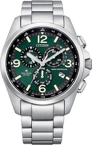 Citizen Men's Eco-Drive Promaster Land Chronograph Watch in Stainless Steel, Perpetual Calendar CB5921-59X