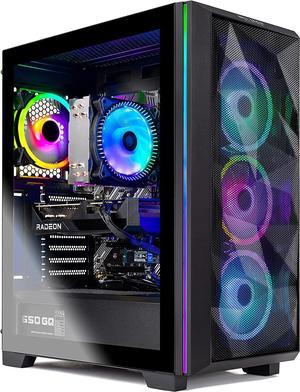 Skytech Chronos Gaming PC Desktop  AMD Ryzen 5 5600X 3.7 GHz, NVIDIA RTX 4070 Ti, 1TB NVME SSD, 16GB DDR4 RAM 3200, 750W Gold PSU, 11AC Wi-Fi, Windows 11 Home 64-bit