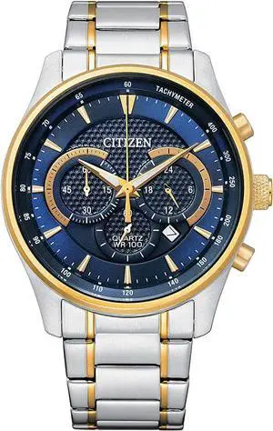Citizen Men's Quartz Dress Watch with Stainless Citizen Men's Quartz Dress Watch with Stainless