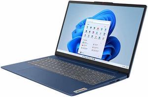 Lenovo IdeaPad Slim 3 156 Touchscreen Laptop  AMD Ryzen 5 7530U  1080p  Windows 11  Abyss Blue 82XM0032US Notebook
