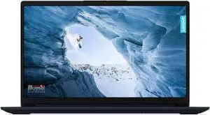 Lenovo IdeaPad 1i 15.6" 1080p PC Laptops, Intel Core i3-1215U, 8GB RAM, 256GB SSD, Windows 11 in S Mode, Abyss Blue, 82QD0000US