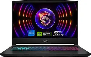 MSI Katana 15 15.6" 144Hz FHD Gaming Laptop: 13th Gen Intel Core i7, RTX 4070, 16GB DDR5, 1TB NVMe SSD, USB-Type C, Cooler Boost 5, Win11 Home: Black B13VGK-484US