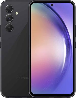 SAMSUNG Galaxy A54 5G A Series Cell Phone, Factory Unlocked Android Smartphone, 128GB w/ 6.4 Fluid Display Screen, Hi Res Camera, Long Battery Life, Refined Design, US Version, 2023, Awesome Black