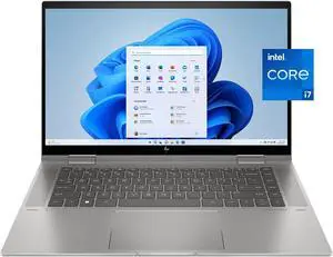 HP ENVY 15.6" FHD Touch x360 2-in-1 Convertible Laptop, Intel Core i7-1355U, 12GB RAM, 512GB SSD, Mineral Silver, Windows 11 Home, 15-ew1082wm
Tablet