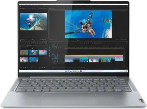 Lenovo Slim 7i 14" 2.8K IPS 120Hz Laptop, Intel Core i7-1360P, 16GB, 512GB SSD, Windows 11, Misty Grey, 83A40008US Notebook PC