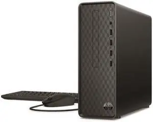HP S01-AF2011 Slim Desktop, Intel Celeron J4025, 8GB DDR4, Intel UHD Graphics 600, 256 GB SSD, Windows 11 Home, Dark black, 318L6AA#ABA
PC Computer
