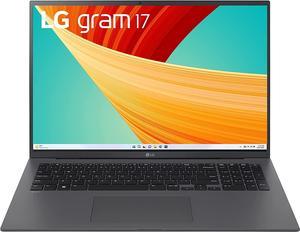 LG gram 17 Lightweight Laptop Intel 13th Gen Core i7 Evo Platform Windows 11 Home 32GB RAM 2TB SSD Gray Notebook PC