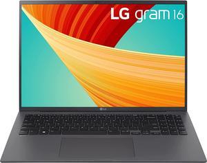 LG gram 16 Lightweight Laptop, Intel 13th Gen Core i7 Evo Platform, Windows 11 Home, 16GB RAM, 1TB SSD, Gray Notebook PC Computer