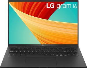 LG gram 16 Lightweight Laptop, Intel 13th Gen Core i7 Evo Platform, Windows 11 Home, 16GB RAM, 512GB SSD, Black