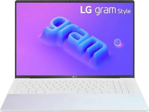 LG gram Style 16 OLED Laptop, Intel 13th Gen Core i7 Evo Platform, Windows 11 Home, 16GB RAM, 1TB SSD, Dynamic White
