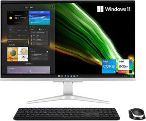 Acer Aspire C27-1655-UA12 AIO Desktop | 27" Full HD IPS Display | 11th Gen Intel Core i5-1135G7 | Intel Iris Xe Graphics | 12GB DDR4 | 512GB NVMe M.2 SSD | Intel Wireless Wi-Fi 6 | Windows 11 Home PC