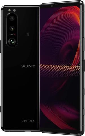 Sony Xperia 5 III 125GB 5G Factory Unlocked Smartphone, Black XQBQ62/B Smart Cell Phone