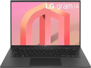 LG gram 2022 14Z90Q Ultra Lightweight Laptop 14 1920 x 1200 IPS Display Intel Evo 12th Gen i7 1260P Processor 16GB LPDDR5 512GB NVMe SSD FHD Webcam WiFi 6E Thunderbolt 4 Windows11 Black