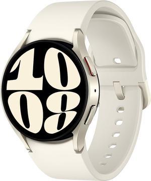 SAMSUNG Galaxy Watch 6 40mm LTE Smartwatch w Fitness Tracker Personalized HR Zones Advanced Sleep Coaching Heart Monitor BIA Sensor Biggest Screen US Version Gold