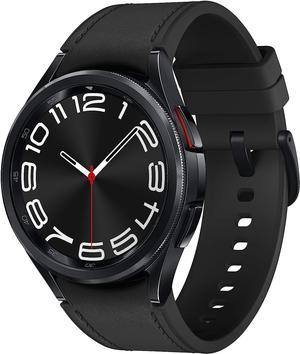 SAMSUNG Galaxy Watch 6 Classic 43mm LTE Smartwatch w Rotating Bezel Fitness Tracker Personalized HR Zones Advanced Sleep Coaching Heart Monitor BIA Sensor US Version Black