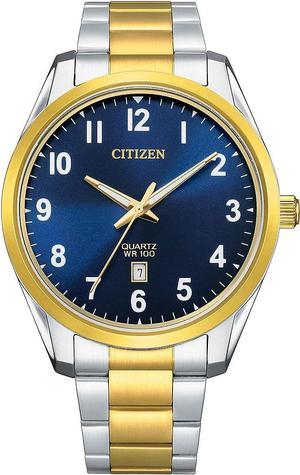 Citizen Mens Quartz Dress Watch with Stainless Steel Strap BI103657L