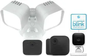 Blink - Wired Floodlight Camera Bundle White