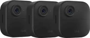 Blink - Outdoor 3-Camera Wireless 1080p Security System with Up to Two-year Battery Life - Black