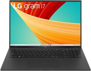LG  gram 17 Laptop  Intel Evo Platform 13th Gen Intel Core i7 with 16GB RAM  1TB NVMe SSD  Black Notebook PC 17ZB90RGADY8U1