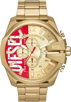 Diesel Mega Chief Stainless Steel Men's Watch