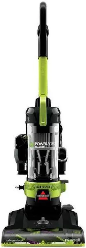 BISSELL PowerForce Helix Rewind Pet Deluxe Upright Vacuum with Live Wand 3335