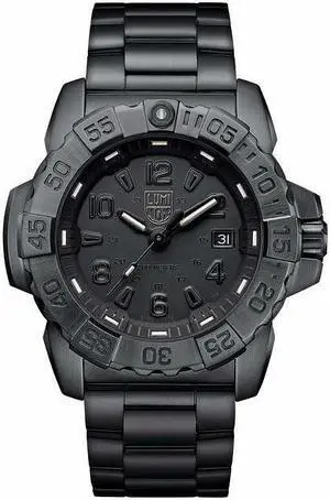 Luminox Navy SEAL Blackout Men's Stainless Steel Watch XS.3252.BO.L