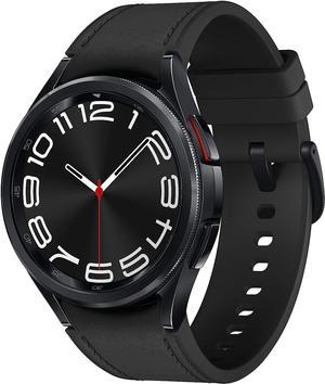 SAMSUNG Galaxy Watch 6 Classic 43mm Bluetooth Smartwatch Rotating Bezel Fitness Tracker Personalized HR Zones Advanced Sleep Coaching Heart Monitor BIA Sensor Health Insights US Version Black