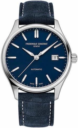 Frederique Constant Classics Index Automatic Stainless Steel & Leather Men's Watch FC-303NN5B6