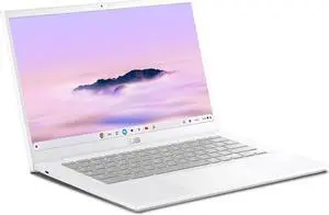 ASUS Chromebook Plus CX34 Laptop, 14" Display (1920x1080), Intel® Core i3-1215U Processor, 8GB RAM, 256GB UFS Storage, ChromeOS, White, CX3402CBA-DH386-WH